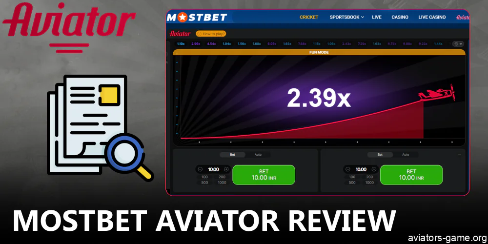 The key features of Mostbet Aviator in India