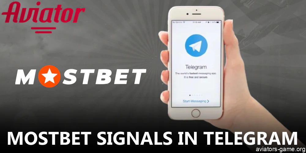 Aviator signals in Telegram for gamblers on Mostbet