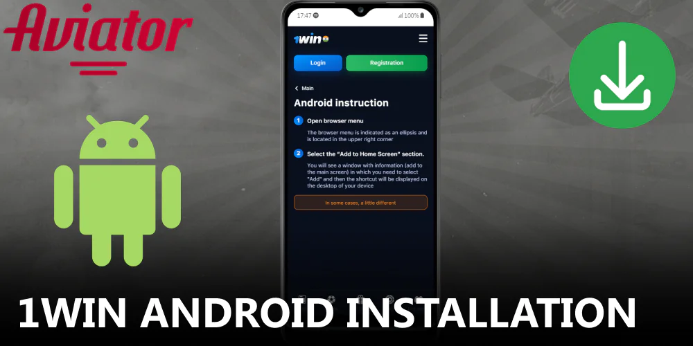 Guide on installing 1win Aviator App on Android