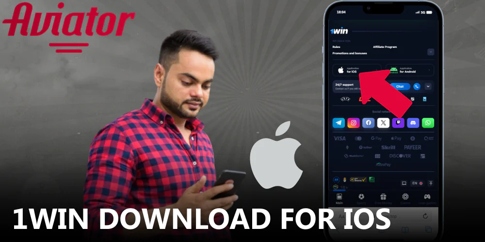 Instruction on downloading 1win Aviator App on iOS