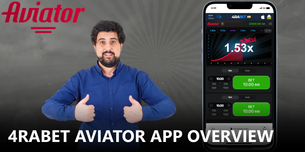 Overview of 4rabet Aviator App availbale for Android and iOS