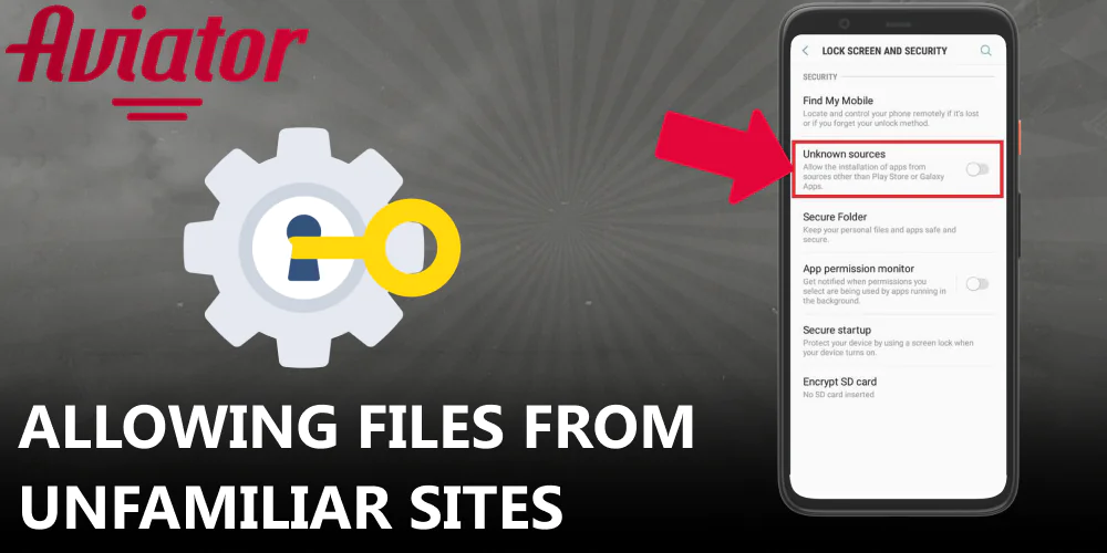Instruction for Aviator players on allowing files from unknown sources
