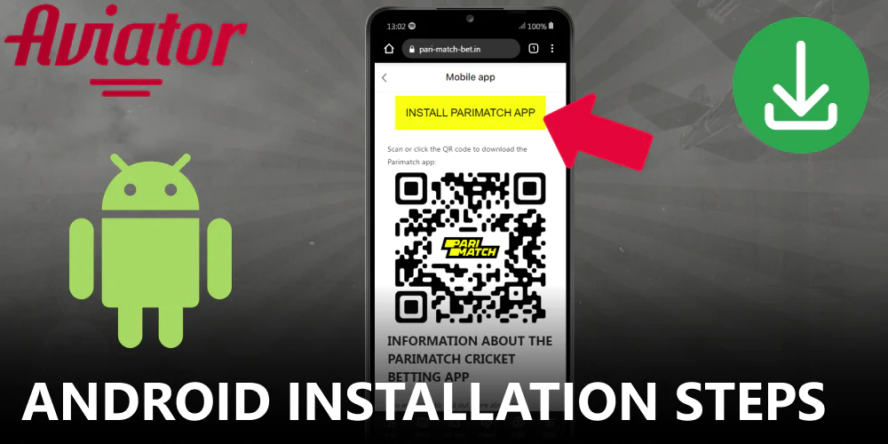 Guide on installing Parimatch Aviator App on Android